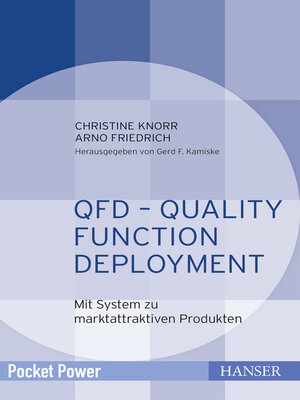 cover image of QFD – Quality Function Deployment